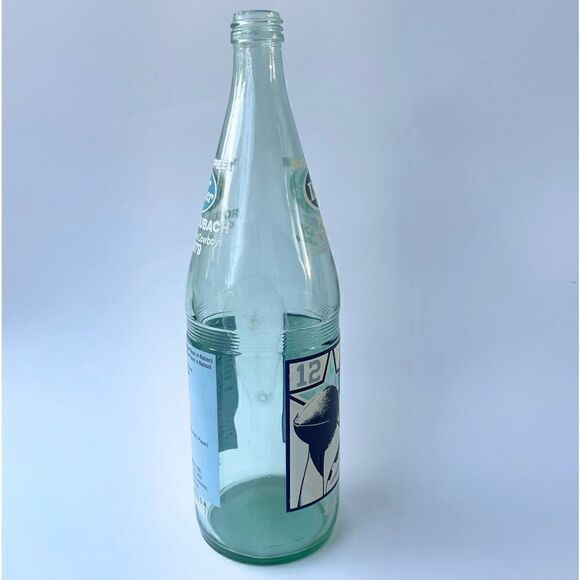 1970’s Sugar Free DrPepper Roger Staubach Dallas Cowboys Commemorative Bottle - Picture 6 of 16